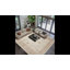 Tapis multicolore en laine délavé Oushak-107691010