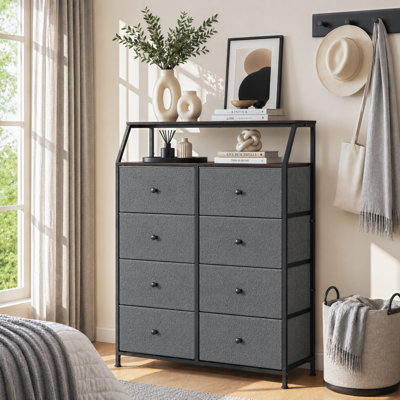 grey metal dresser Dressers & Chests You'll Love VENDOR COLOR-POMEGRANATE