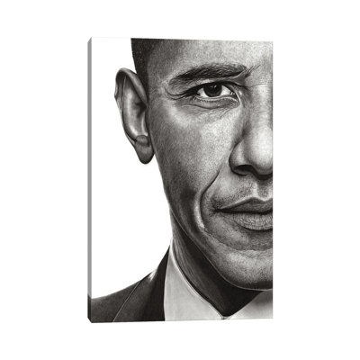 «Obama» par Paul Stowe - reproduction de photo sur toile tendue