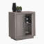 Armoire de rangement, finition gris moyen