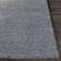 Tapis gris moyen / gris anthracite en laine tissé à plat à la main Aroara