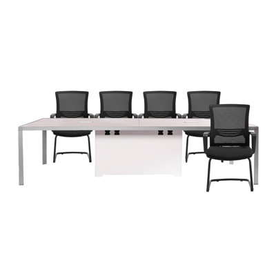 ZH-C0224-36 Meeting Table | 12 Chair & Table Set | by Inbox Zero