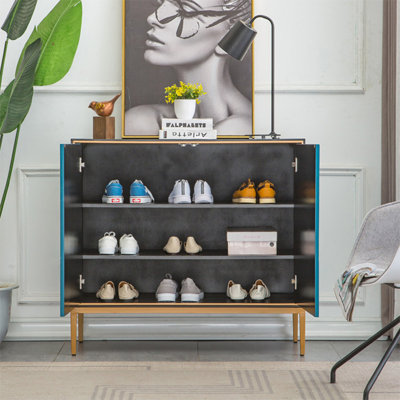 New Chinese-Style Painted Accent Cabinet