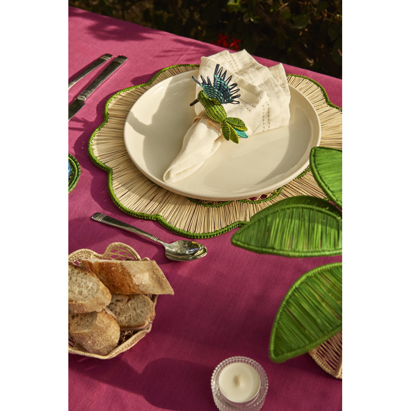 Breezy Placemat - Set of 2, Blue/Navy