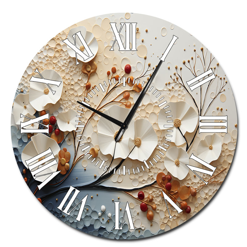 Horloge murale Ethereal Elegance, Surdimensionné