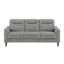 Ensemble de canapé moderne 2 pièces en tissu d'ameublement en chenille