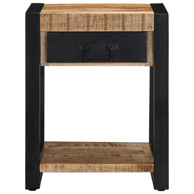 Side Table 40X40x50 Cm Solid Wood Reclaimed