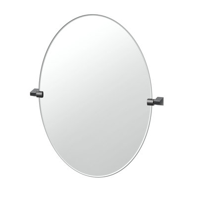 Miroir de salle de bain mural sans cadre A-Line | Miroir mural pivotant