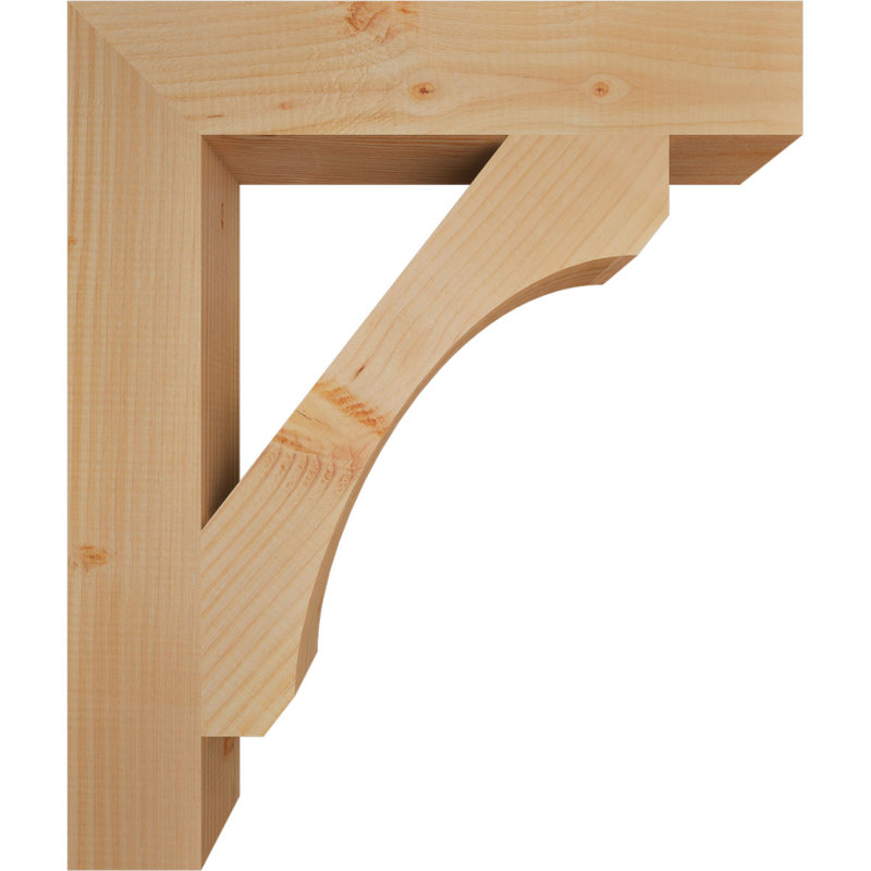 Support en bois rustique Legacy Block, Sapin de Douglas, Lisse, H 26 po x l 3,5 po x P 22 po