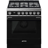 SMEG Portofino 30" 3.6 cu ft. Freestanding Dual Fuel Range