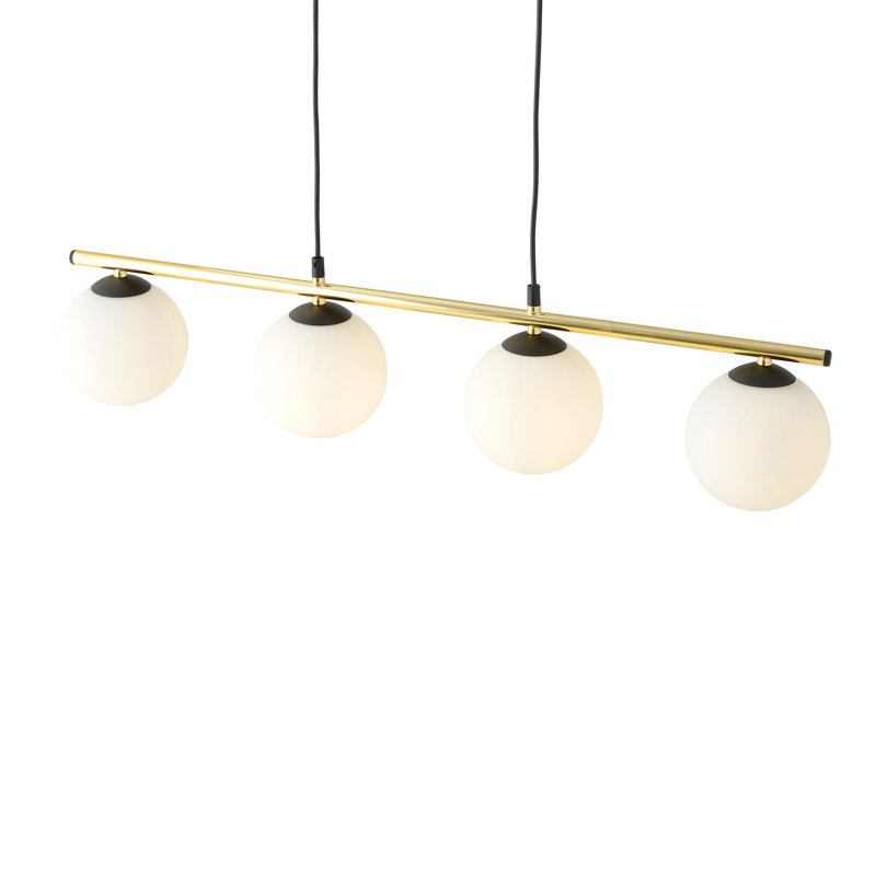 Almetter 4 - Light Kitchen Island Pendant, Black