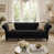 Black + Fabric + 3 Seat