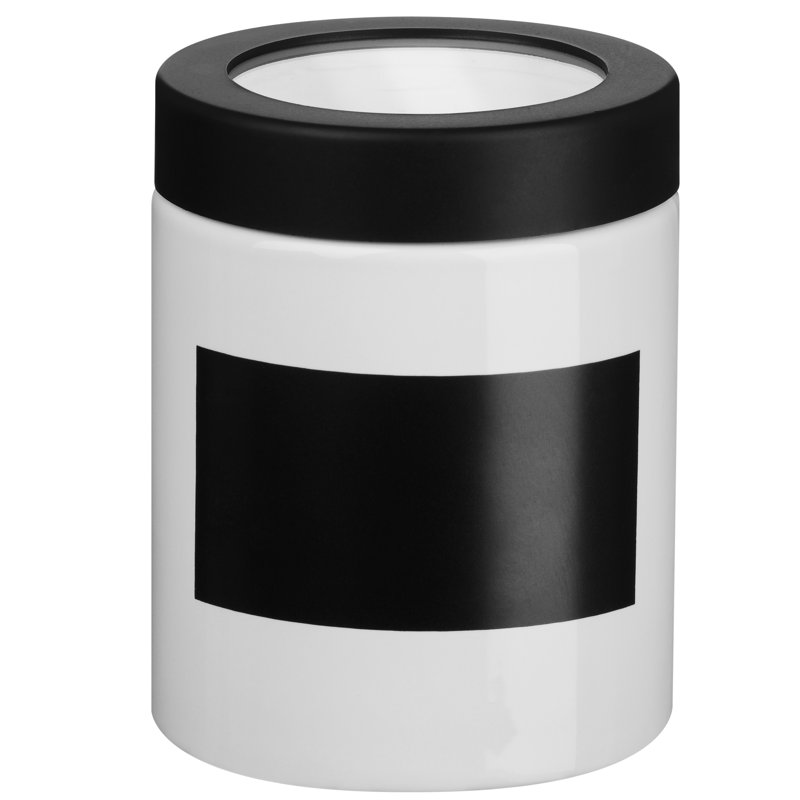 Ceramic / Porcelain Jar, 13cm H x 11cm W x 11cm D