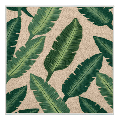  Tapis hawaïen lavable Taro Plants