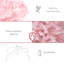 Arbre de Noël élancé en cachemire artificiel rose-2021664001