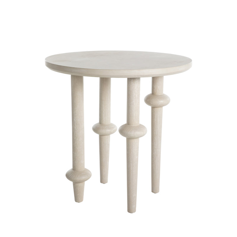 Aba Solid Wood End Table