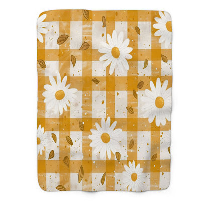 Plaid Petal - 1 pièce Sherpa Premium