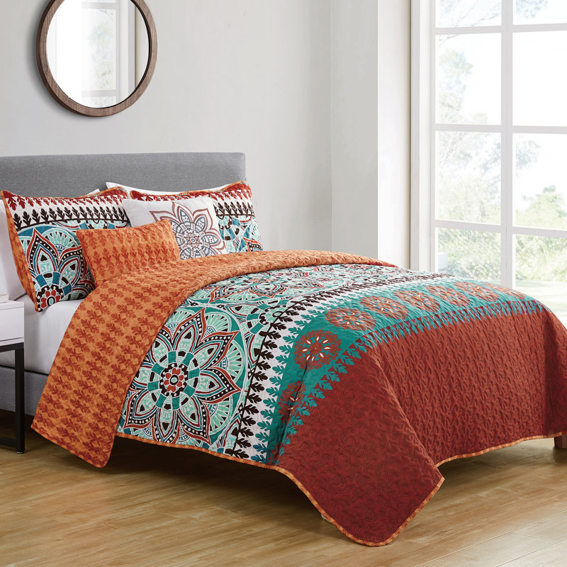Belton Modern & Contemporary Polyester Standard Quilt, Twin/Twin XL: 66" x 90" (1) Quilt, 20" x 26" (1) S