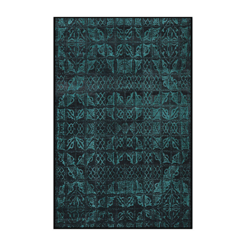 Abegayle Abstract Indoor Rug, Rectangle 6' x 9'
