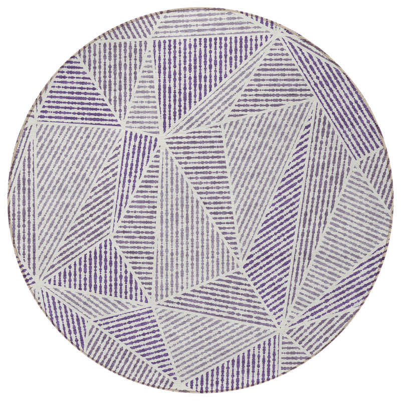 Tapis rond 8 po