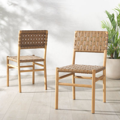 Chaise en cuir Jeremiah