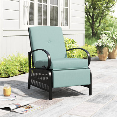 double recliner outdoor chair