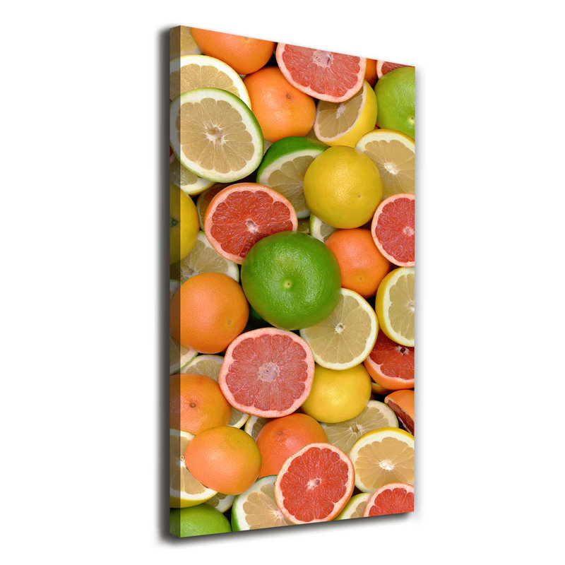 Blakely Citrus Fruits - Wrapped Canvas Print