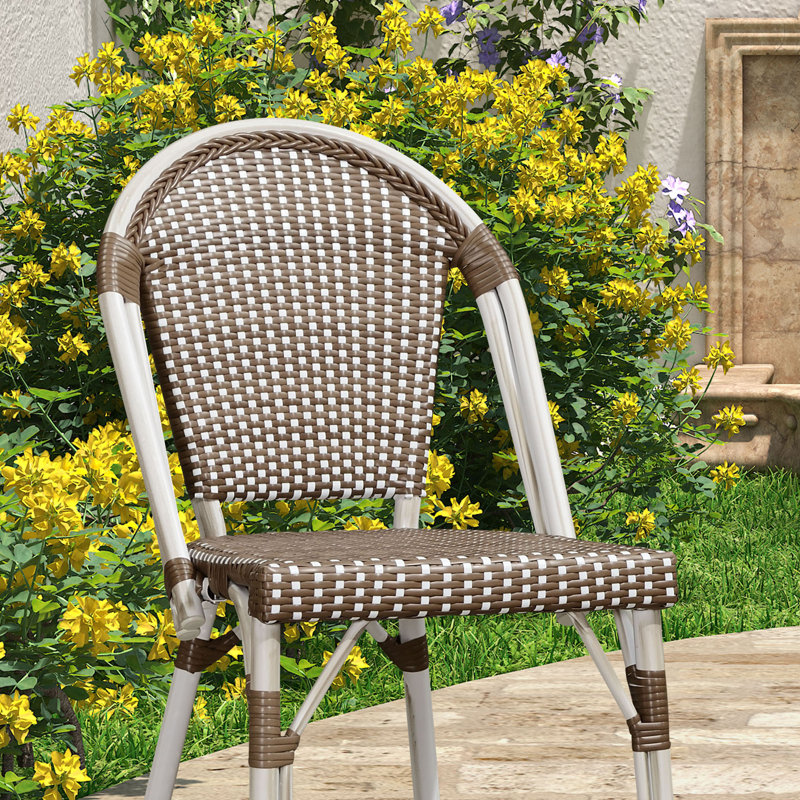 Chaise de terrasse Jahnyla, Brun