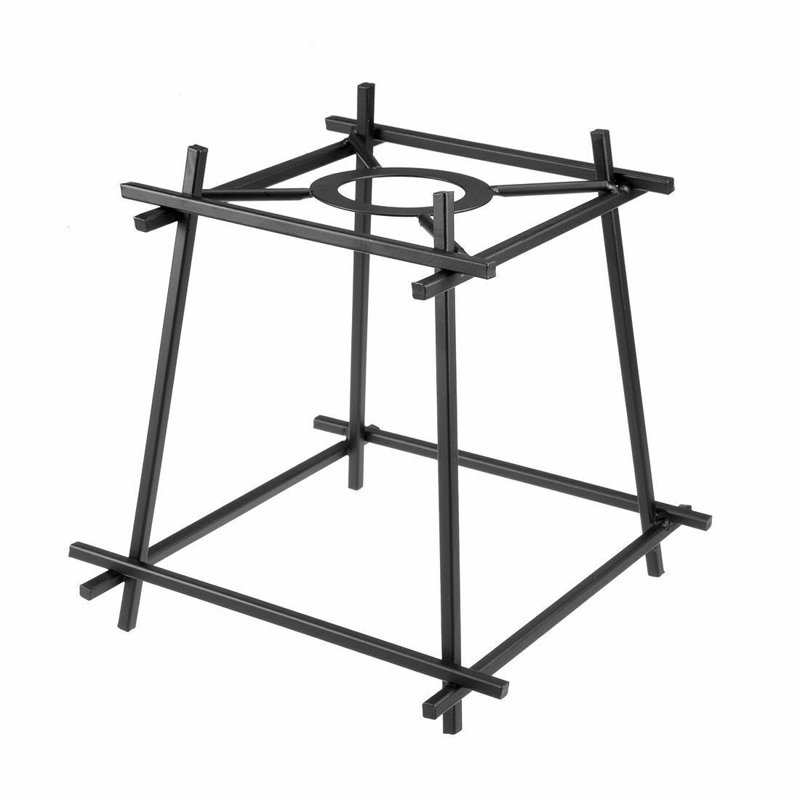 17cm H Metal Novelty Lamp Shade ( Uno ) in Black
