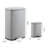 Steel Step On Kitchen Trash Can - 13.2 Gallons-93067885