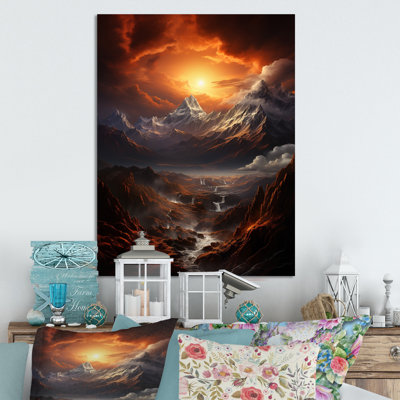 " Hebrew Mount Sinai Landscape II "