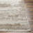 Rectangle Abstract Machine Woven Polyester Area Rug in Beige/Brown-551401417