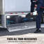 48"17"18" Tool Box, Heavy Duty Aluminum, Lock And Keys, T - Handle Latch, Protects Tools From Elements Aluminum Diamond Plate Truck Storage 48"17"18", Waterproof, Lockable, For Truck, Van, Trailer's