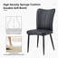 Ensemble de chaises de salle à manger modernes en polyuréthane avec dossier ergonomique et surface facile à nettoyer pour la cuisine ou le salon.