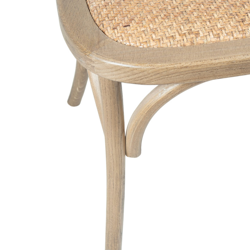 Chaise de bistro Leff, Rustique Naturel