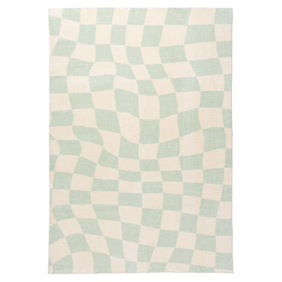 Isamari Washable Checkered Indoor Rug