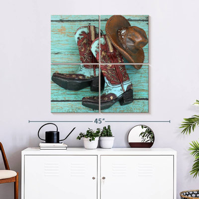 Chapeau et bottes de cowboy Lelar