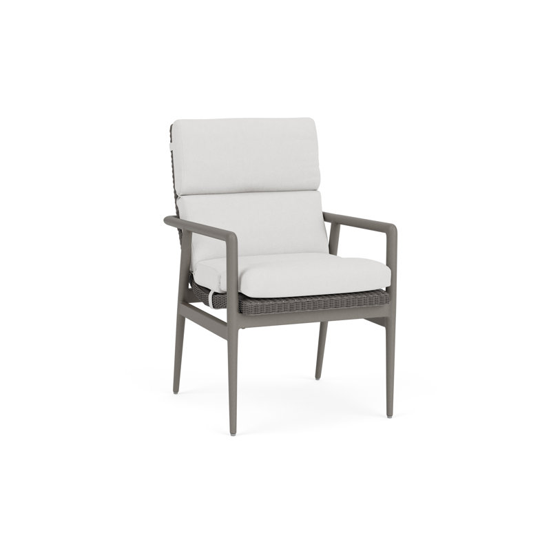 Outdoor Dining Armchair, Pewter