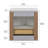 Emlyn 30" Single Bathroom Vanity with 2-Door Cabinet, Drawer, and Cultured Marble Vanity Top-1179287141