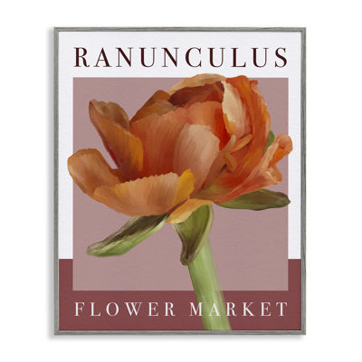 «Ranunculus Flower Market», estampe numérique, design par Jennifer Stith