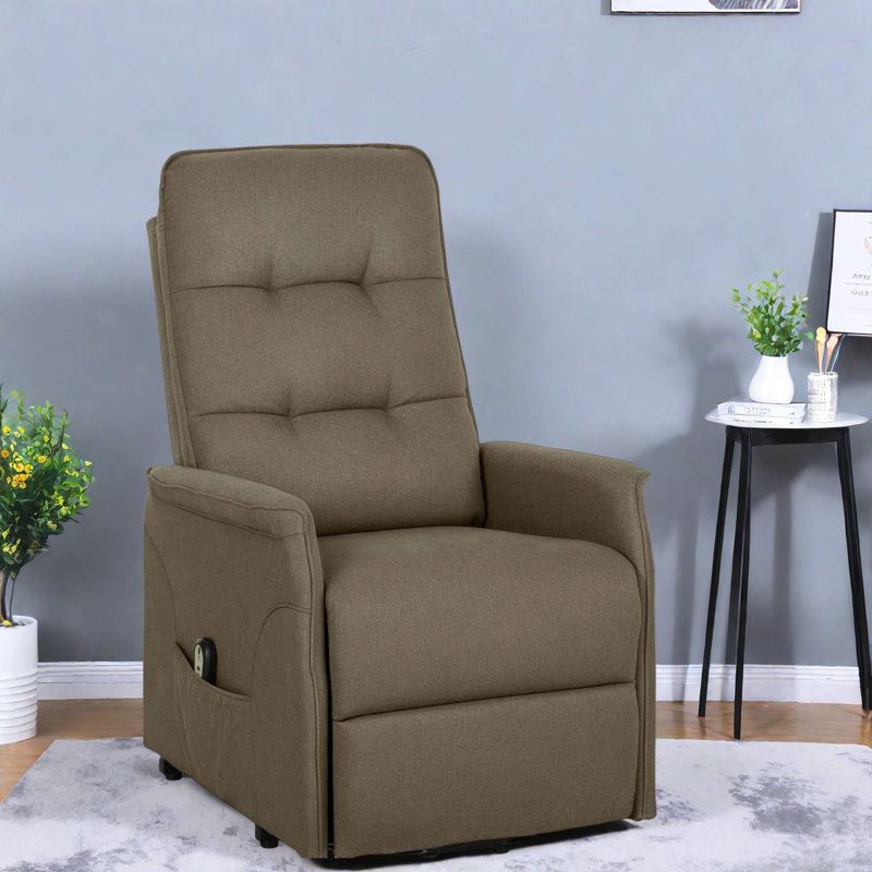 Canapé inclinable Power Lift, lin durable, design moderne élégant pour le confort de la maison