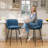 Swivel 26.8'' Faux Leather Counter Stool ( Set Of 4 )-106647211