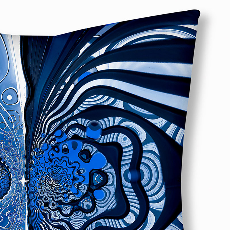 155_Oreiller de plancher touffeté Bohemian & Eclectic, 26 po x 26 po