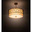 Lustre transitionnel à 4 lumières Desero Seco en laiton, l 26,5 po