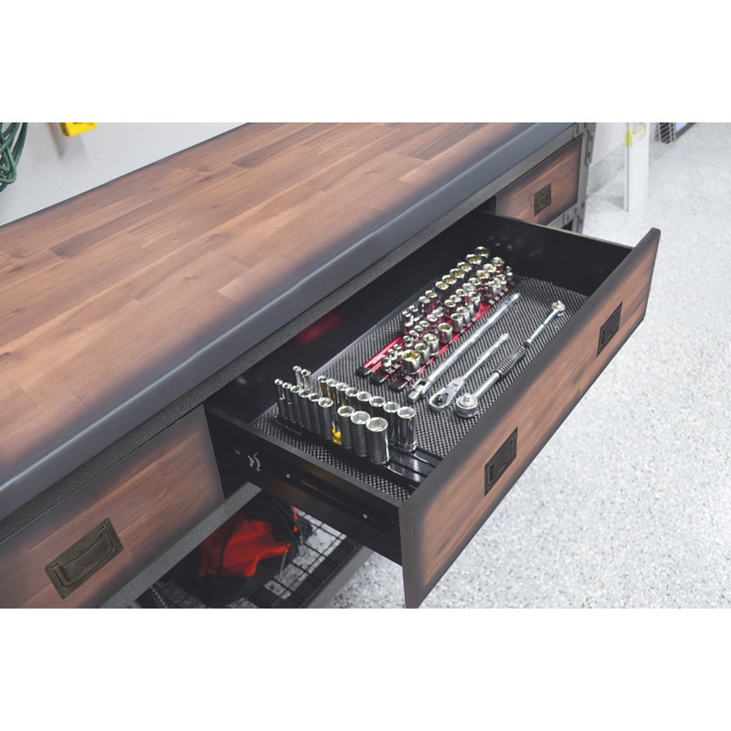 Établi en bois Duramax New Workbench, Noyer