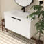 Meuble-lavabo mural 36 po avec lavabo en résine-115970130