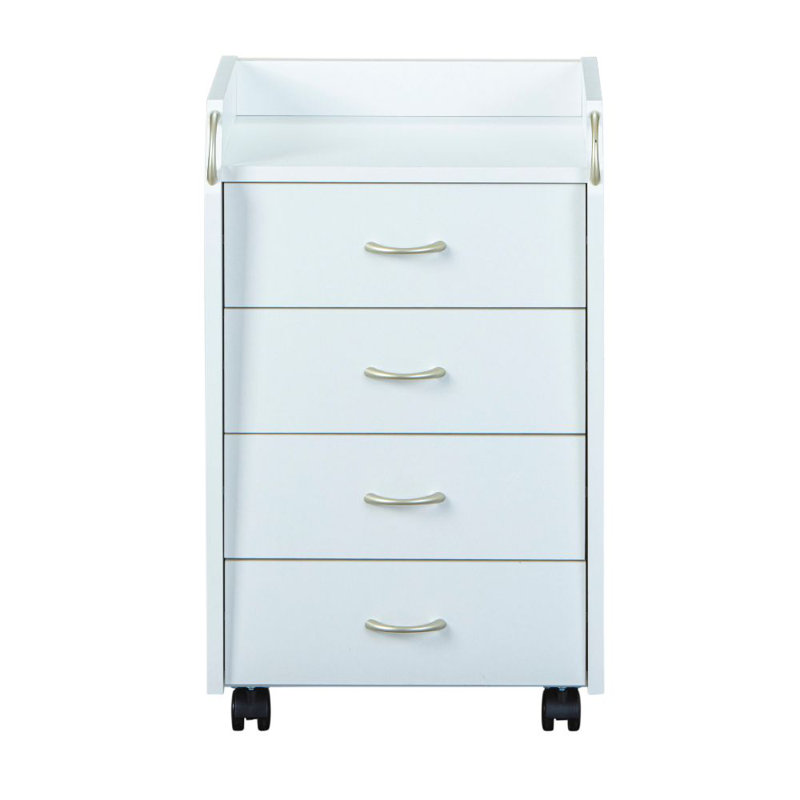Pronti 4 Drawer Filing Cabinet, White