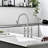 3 Hole Bridge Kitchen Faucet With Pull Down Sprayer,2 Handle Faucet For Kitchen Sinks Pull Out Sprayer Kitchen Sink Faucet-117237878