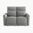 Tiffy 56.5" Modern & Contemporary Chenille Power Double Reclining Love Seat with Adjustable Headrest, Lay Flat Recline Function