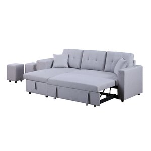 Mercury Row® Santini 4 - Piece Upholstered Sectional & Reviews | Wayfair
